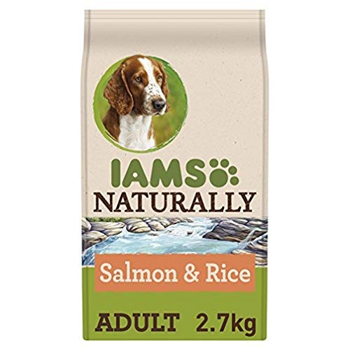 Iams natürlich Hundefutter mit North Atlantic lachs und Reis, komplett und ausgewogene Hundefutter mit natürlichen Inhaltsstoffen, 2,7 kg von Iams