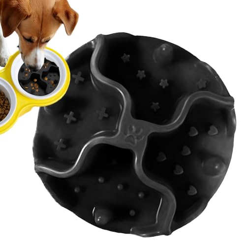 Ibuloule Slow-Food-Pad für Haustiere, Slow-Food-Matte für Hunde | Licky Pad mit Saugnapf | Hundekisten-Leckpads, langsamer Futterspender, Leckpad-Kisten-Trainingsspielzeug für mittelgroße und kleine von Ibuloule