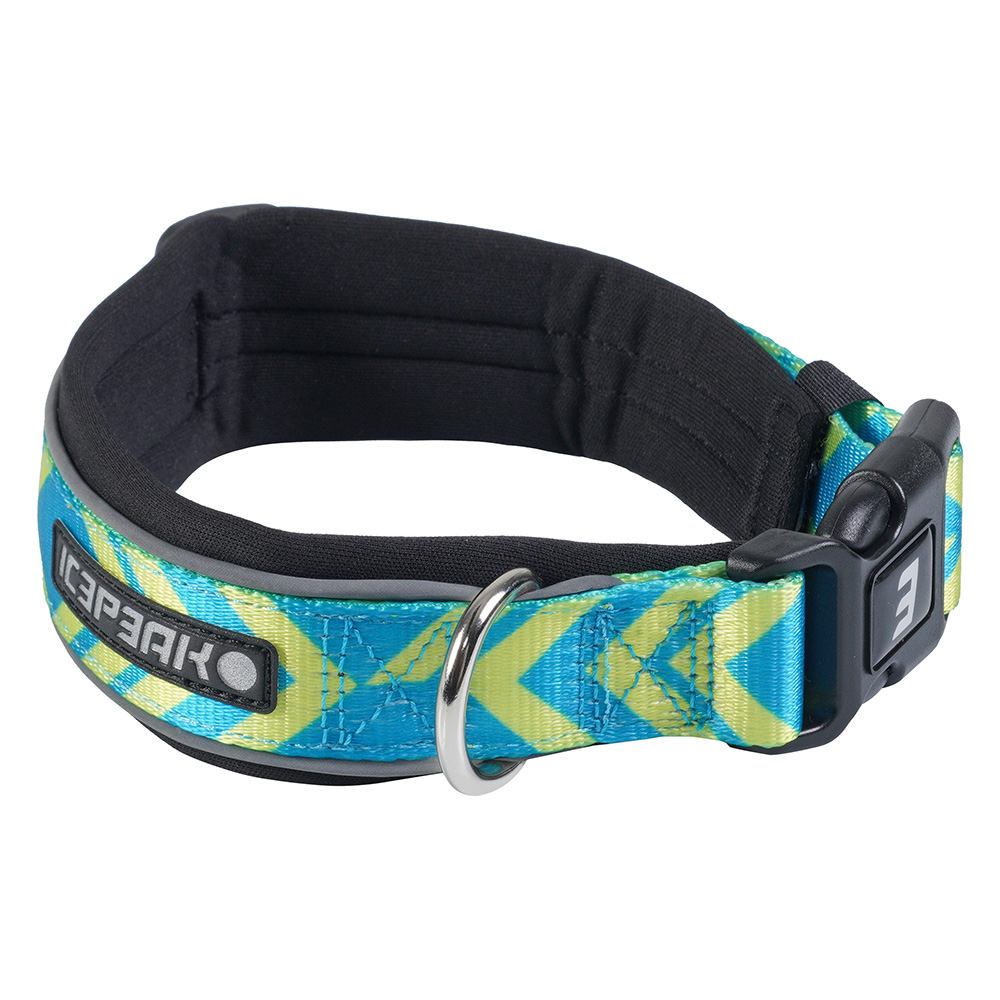 Icepeak Pet®Live Soft Halsband, aqua - Größe L: 50 - 60 cm Halsumfang, 30 mm breit von Icepeak Pet