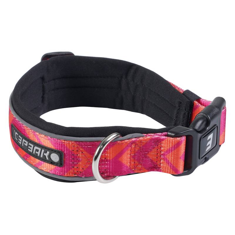 Icepeak Pet®Live Soft Halsband, cranberry - Größe L: 50 - 60 cm Halsumfang, 30 mm breit von Icepeak Pet