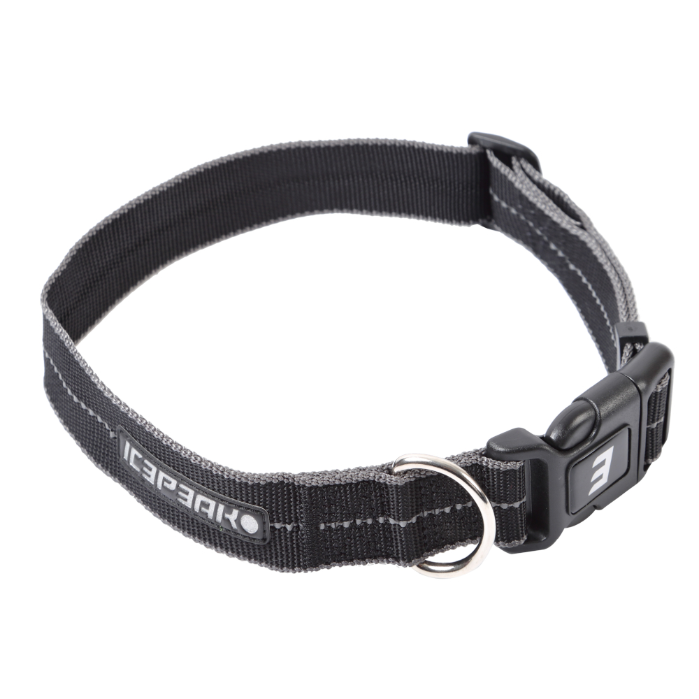 Icepeak Pet Halsband Highway Basic, schwarz - Größe M: 30 - 50 cm Halsumfang, 25 mm breit Icepeak Pet Halsband Highway Basic, schwarz - Größe M: 30 - 50 cm Halsumfang, 25 mm breit von Icepeak Pet