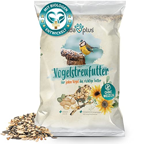 Ida Plus - Vogelstreufutter ohne Weizen für Wildvögel - Winterstreufutter - Optimale Mischung - Futter ist Weizenfrei, Fettreich & Energiereich - Vogelfutter Wildvögel Ganzjährig - Wildvogelfutter von Ida Plus