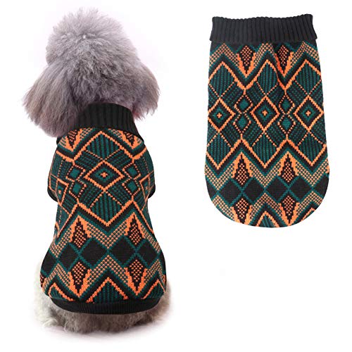 Idepet Haustier Katze Hund Pullover, Winter Hund Mantel Jacke Weste Warmer Haustier Pullover Pullover Kleidung für Kätzchen Rollen Katzen und Hunde von Idepet