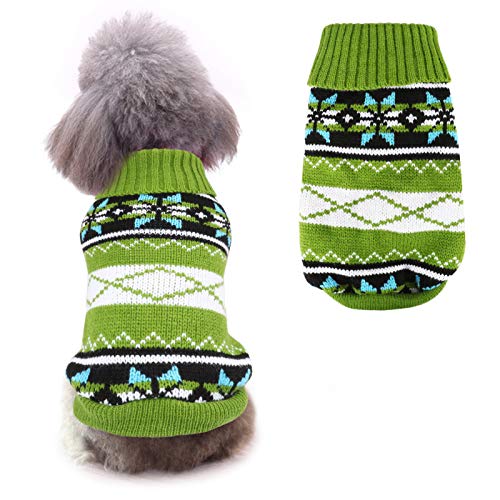 Idepet Haustier Katze Hund Pullover, Winter Hund Mantel Jacke Weste Warmer Haustier Pullover Pullover Kleidung für Kätzchen Rollen Katzen und Hunde von Idepet