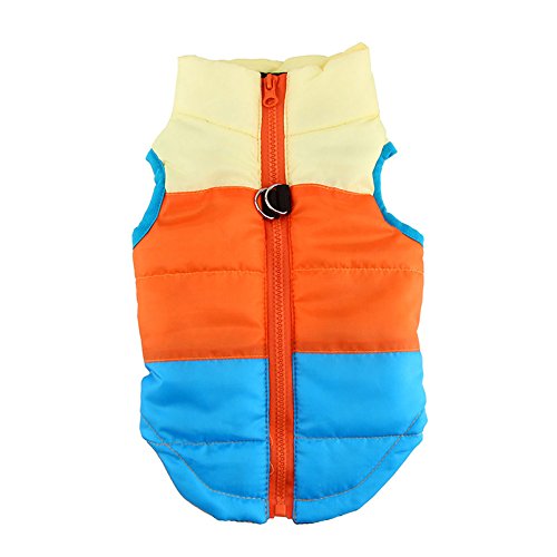 Idepet Hundemantel wasserdicht Hundepullover Winterjacke für Hund Hundebekleidung Hundejacke Wintermantel Haustier Mantel Jacke XS S M L von Idepet