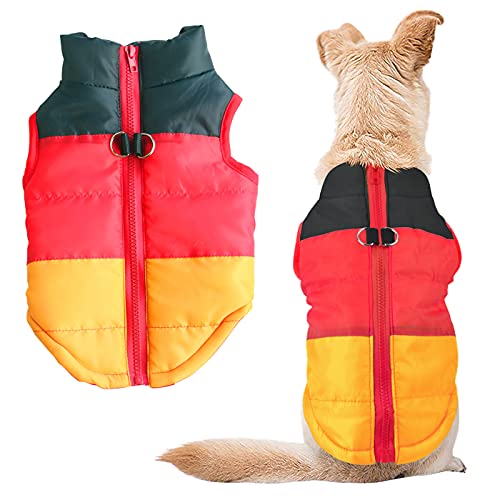 Idepet Winter Hundemantel wasserdichte Hund Pullover Kleidung Winter Hundejacke Hundebekleidung Hundejacke Schneeanzug Warmer Mantel XS, S, M, L von Idepet