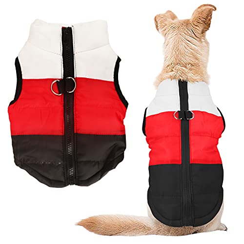 Idepet Hundemantel wasserdicht Hundepullover Winterjacke für Hund Hundebekleidung Hundejacke Wintermantel Haustier Mantel Jacke XS S M L von Idepet