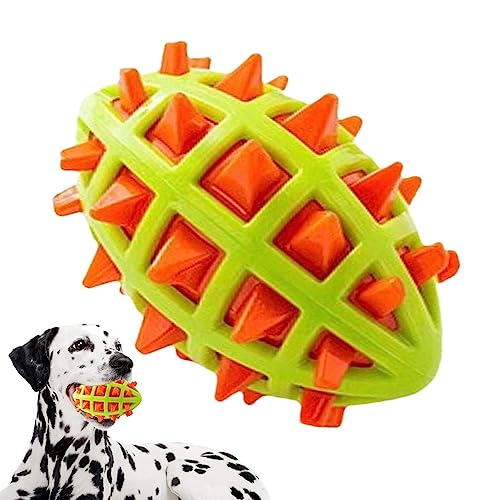 Idezek Kauspielzeug für Hunde | Interaktives Spielzeug mit Ananas-Hundezahnbürste,Spielzeug zum Zähneknirschen von Haustieren für aggressives Kauen, große, mittelgroße und kleine Haustiere von Idezek