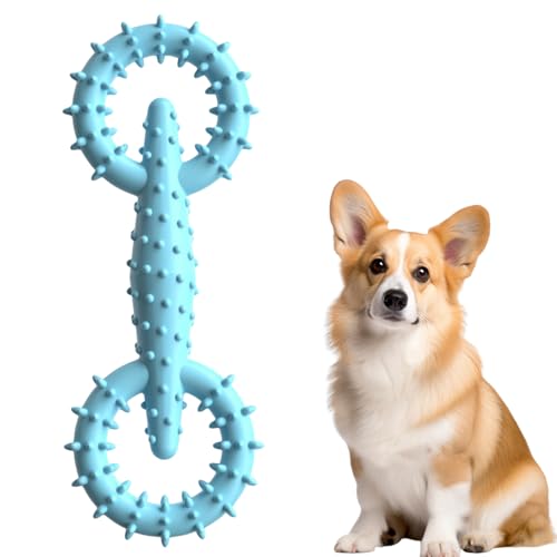 Idezek Zugring für Hunde, Zugspielzeug für Hunde,Interaktives Hundespielzeug | Unzerstörbares Haustier-Ziehring-Spielzeug, interaktives Welpen-Kauspielzeug zur Linderung von Langeweile, Zahnreinigung, von Idezek