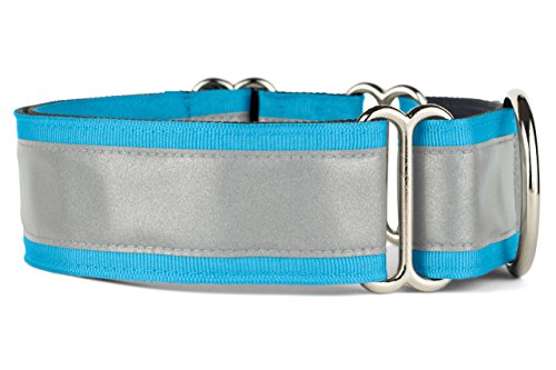 If It Barks 3,8 cm reflektierendes MartingaleHalsband für Hunde – verstellbar – hergestellt in den USA – stark, langlebig und bequem – ideal für das Training – geeignet für die meisten Rassen – von If It Barks