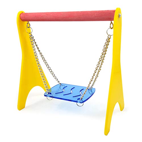 Acryl Swing Hühnchenspielzeug Mit Hängenden Kette Baby Chick Perch Käfig Training Standhalter Für Vogelpapageihen Hens Maa von Illkjasfc