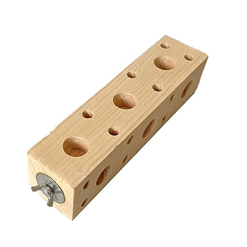 Illkjasfc Papageien Spielzeug Vogelkäfig Zerreißen Puzzle Spielzeug Holz Block Kauen Spielzeug Für Kleine Mittlere Haustier Vögel Vogelkäfig Schraube Futtersuche Spielzeug von Illkjasfc