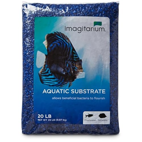 imagitarium Petco Brand Aquarium-Kies, dunkelblau, 9 kg von Imagitarium