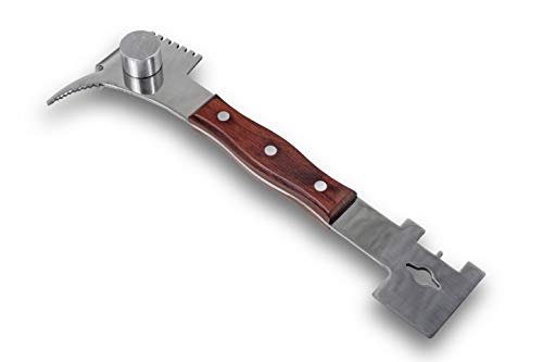 Imkado Multi-Tool - das ultimative Werkzeug für jeden Imker (Stockmeißel, Wabenheber, Rähmchenkratzer, Hammer, Nagelzieher) von Imkado