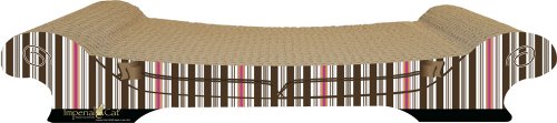 Imperial Cat Comfort Couch Scratch and Shape, Brown and Pink Stripe von Imperial Cat