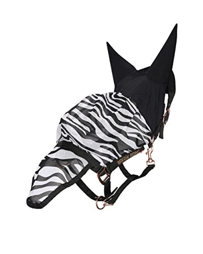 Fliegenhalfter IRHAmbient Full Black Zebra von Imperial Riding