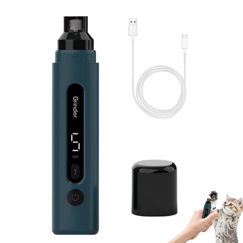 Imtrub Hundenagelschleifer ruhig, Hundenagelfeile - Verstellbarer ruhiger sicherer elektrischer Nagel Trimmer mit LED -Licht | Cat Claw Care, tragbare Tierpflegematerial für Thanksgiving, Weihnachten Imtrub Hundenagelschleifer ruhig, Hundenagelfeile - Verstellbarer ruhiger sicherer elektrischer Nagel Trimmer mit LED -Licht | Cat Claw Care, tragbare Tierpflegematerial für Thanksgiving, Weihnachten von Imtrub