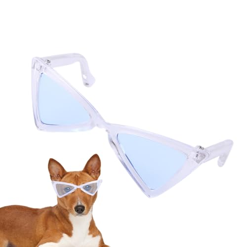 Imtrub Lustige Hundesonnenbrille, Katzensonnenbrille - Lustige dreieckige Haustier-Sonnenbrille | Tierkostüm-Brille, süße Katzen-Sonnenbrille für Partys, Zeremonien, Ausflüge, Festivals von Imtrub