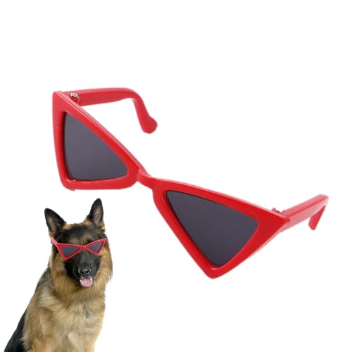 Imtrub Süße Hundesonnenbrille,Lustige Hundesonnenbrille,Lustige Retro-Haustierbrille - Tierkostüm-Brille, süße Katzen-Sonnenbrille für Partys, Zeremonien, Ausflüge, Festivals von Imtrub