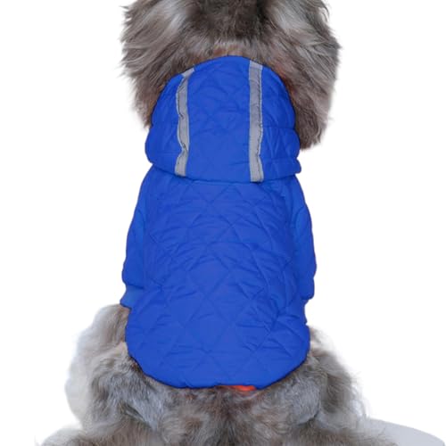 Imtrub Winterjacke für Hunde, Hundemäntel | Verstellbarer, verdickter Hundemantel - Welpenjacken für kleine Hunde, mit reflektierenden Streifen für die tägliche Kleidung des Haustiers oder als von Imtrub