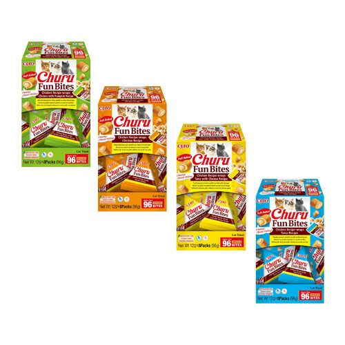Inaba Churu Fun Bites Katze - Huhn, Thunfisch und Käse Inaba Churu Fun Bites Katze - Huhn, Thunfisch und Käse von Inaba