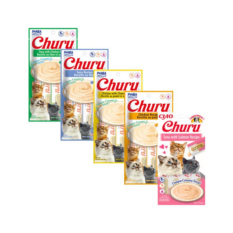 Inaba Churu - Katzensnacks - Huhn und Käse - 56 g von Inaba