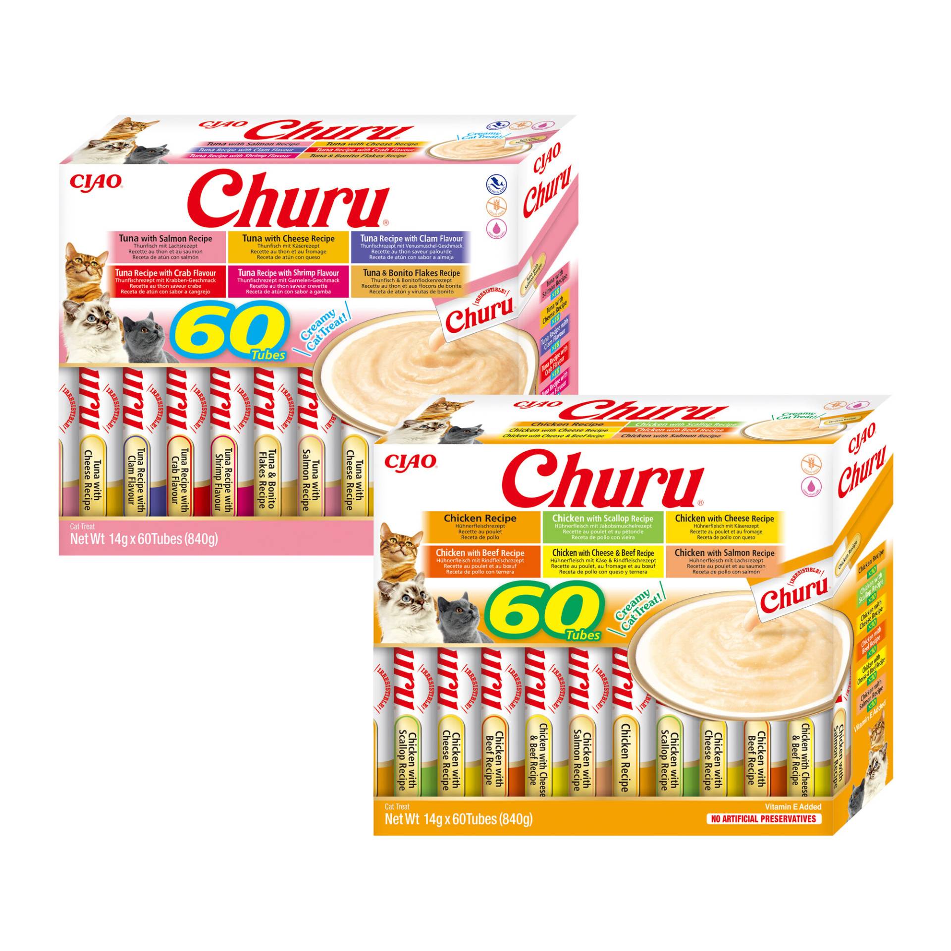Inaba Churu Variety Box - 60 Stück - Sorte Thunfisch - 60 Stück Inaba Churu Variety Box - 60 Stück - Sorte Thunfisch - 60 Stück von Inaba