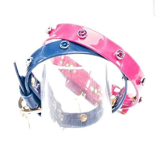 Inamorada Halsband + Leine aus der Kollektion Laguna Pink oder Blau für Hunde von Inamorada