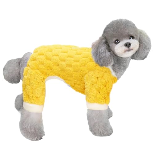 Injuv Welpen-Pullover-Mantel | Fleece-Hundepullover, Haustier-Pullover, Pullover - Weicher, dick gepolsterter, Warmer Mantel, Haustierpullover für mittelgroße Hunde von Injuv