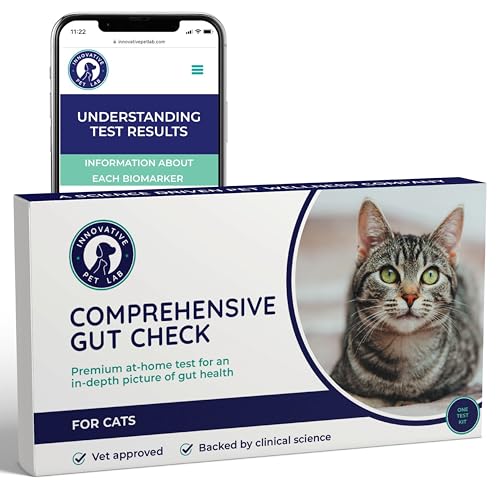 Innovative Pet Lab s Cat Darm Health Test Kit - Umfassende Verdauungsbewertung für Katzen zu Hause - Schnelle digitale Ergebnisse, Experten-Panel-Insights von Innovative Pet Lab