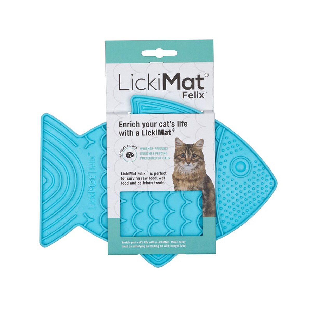 LickiMat Felix Leckmatte Türkis von Innovative Pet Products