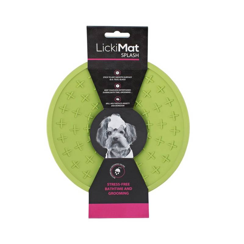 LickiMat Splash Bade-Leckmatte grün von Innovative Pet Products