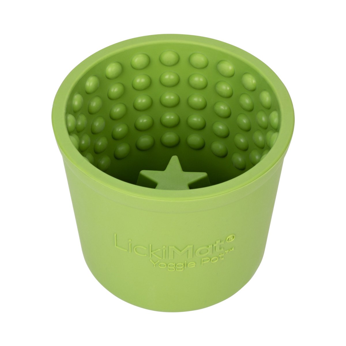 LickiMat Yoggie Pot grün von Innovative Pet Products