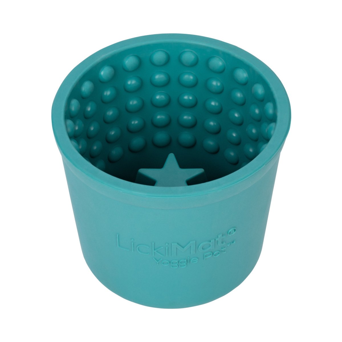 LickiMat Yoggie Pot türkis von Innovative Pet Products