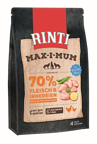 Rinti MAX-I-Mum Huhn + Gemüse 1 x 4 kg getreidefrei für ausgewachsene Hunde von Inscape Data