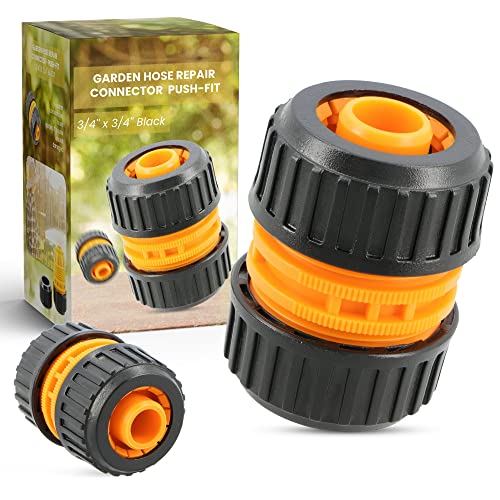 Instalguru Gartenschlauch Reparator 3/4'' x 3/4'' Schlauchkupplung Adapter Verbinder Fitting Wasserschlauch Verbindungsstück Schlauchverbinder Verbindung Zwei Schläuchen Verlängerung Gartenzubehör von Instalguru