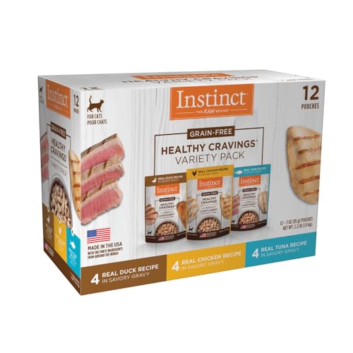 INSTINCT Cravings Nassfutter für Katzen, 12 Stück von Instinct