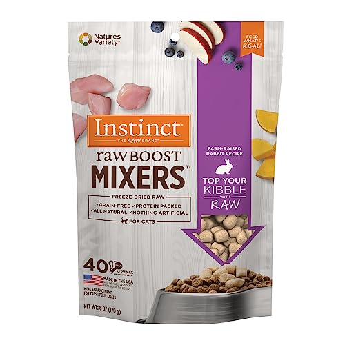 Instinct gefriergetrocknete Raw Boost Mixer Getreide Free Rezept alle Natural Cat Food Topper von der Natur Vielzahl von Instinct