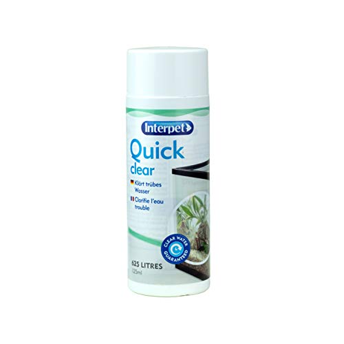 Interpet 80242 Quick Clear - Mittel zur Reinigung von trübem Wasser in Aquarien - 125ml von Interpet