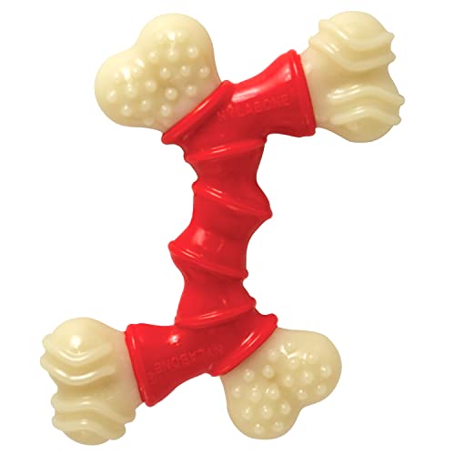 Interpet 982649 Nylabone - Dura Chew Double Bend-Kauknochen, Wolf, M von Nylabone