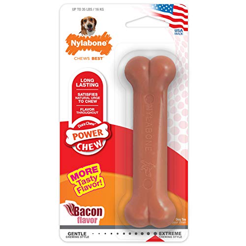 Nylabone Bacon Bone Dog Chew Wolf von Nylabone