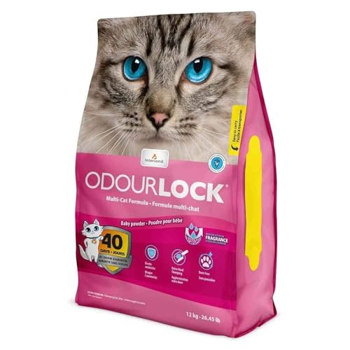 Intersand - Catlitter Odour Lock Baby Powder 12 kg - (77797921012) von ODOURLOCK