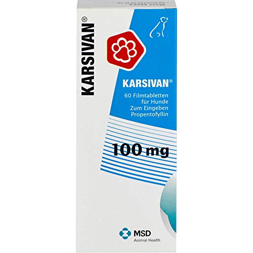 Intervet Karsivan 100 Veterinary Film Tablet (60 pcs), Hund von Intervet