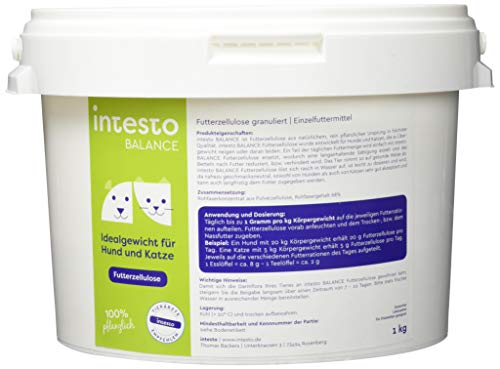 intesto Futterzellulose, 1kg von Intesto