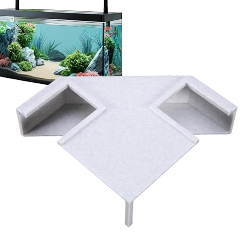 Aquarium Tunnel Shrimp, Fischtankhöhle, sicher und robust, leicht zu reinigen, Fish Hide Tunnel, Betta Hiding Spots zur Verschönerung Ihrer Tanks Dekoration, Weiß von Iouyjiu