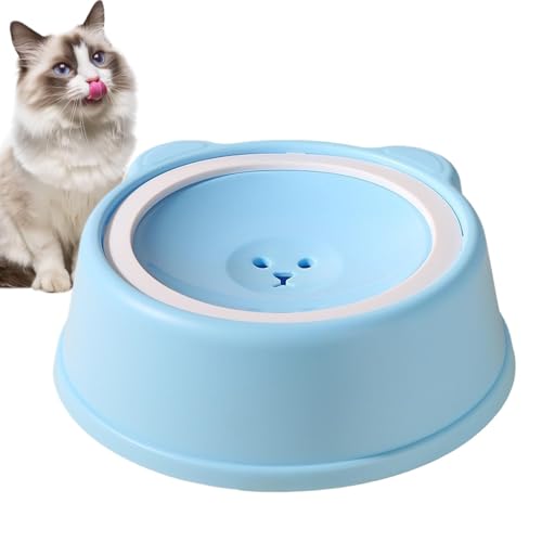 Dog Water Bowl, Spill-Proof Dog Slow Water Feeder, No Tip, Non-Slip Drinking Container Dispenser, Feeding Dish for Dogs, Cats, Pet Supplies, 9.45x9.45x3.27 Inches von Iouyjiu