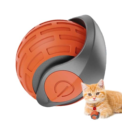 Iouyjiu Automatic Rolling Cat Ball, Rechargeable Cat Toy Ball, Interactive Motion Activated Cats Toys, Indoor Smart Interactive Cat Toys 1.97x1.97 for Indoor Cats, Kittens (Blue, Red, Green) von Iouyjiu