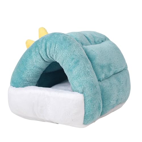 Iouyjiu Comfortable Hamster Nest, Small Animal Winter House, Soft Plush Small Animal Warmth Shelter, Indoor Warm Pet Nest 5.91x5.51x5.91 Inches for Hedgehog, Chinchilla, Hamster, Small Animals von Iouyjiu