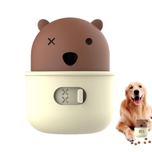 Iouyjiu Entzückender Hundespielzeug, Boredom-Reducing Chew Toy für Puppies, interaktives Treat Dispensing Puzzle-Spielzeug, fördert langsames Feeding und Spaß, für kleine bis mittelgroße Hunde, 1 von Iouyjiu