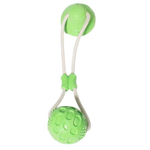 Iouyjiu Interactive Suction Cup Toy, Suction Tug Toy for Dogs, Sturdy Dog Teeth Cleaning Toys, Multifunctional Rope and Ball Dog Toys 2.95x15.75 for Dogs, Pets (Red, Green, Blue) von Iouyjiu